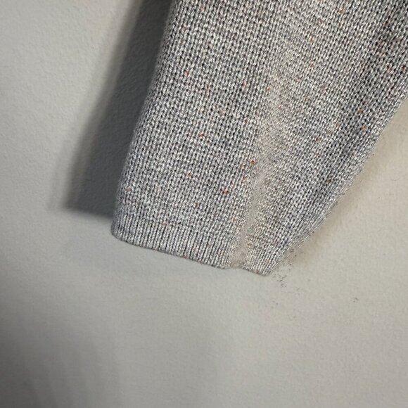 NWOT J. Jill Long Sleeve Crewneck Sweater Pullover Women's Medium Gray Pockets - Picture 7 of 10